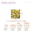 thumbnail image 3 of Panel Decorativo 4d DECOWORLD Eco Shimmer Wall 24pz 30*30cm Lentejuela, 3 of 5