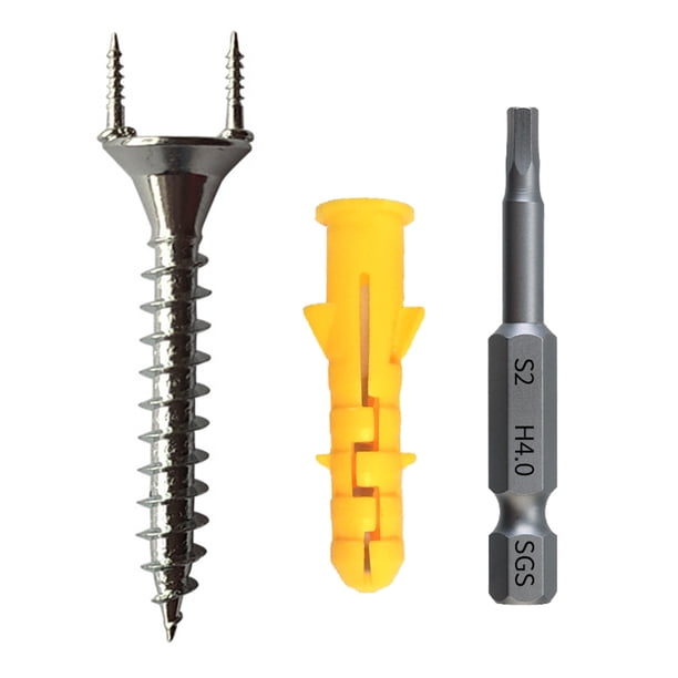Zócalo de madera maciza de dos cabezas Kits de clavos sin costura para rodapiés (35+7,5 mm) Ehuebsd Libre de BPA