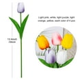 thumbnail image 2 of Scidweet 20Pcs Artificial Flowers Fake Tulip Colorful Tulip for Table Center Good Gift for Mother's Day, 2 of 8
