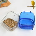 thumbnail image 5 of Necvior Parrot Bathing Box Food Tray Cage Accessory for Parakeet Canary Budgie Lovebird, 5 of 12