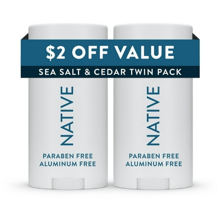 Stick Sea Salt & Cedar Twin Pack