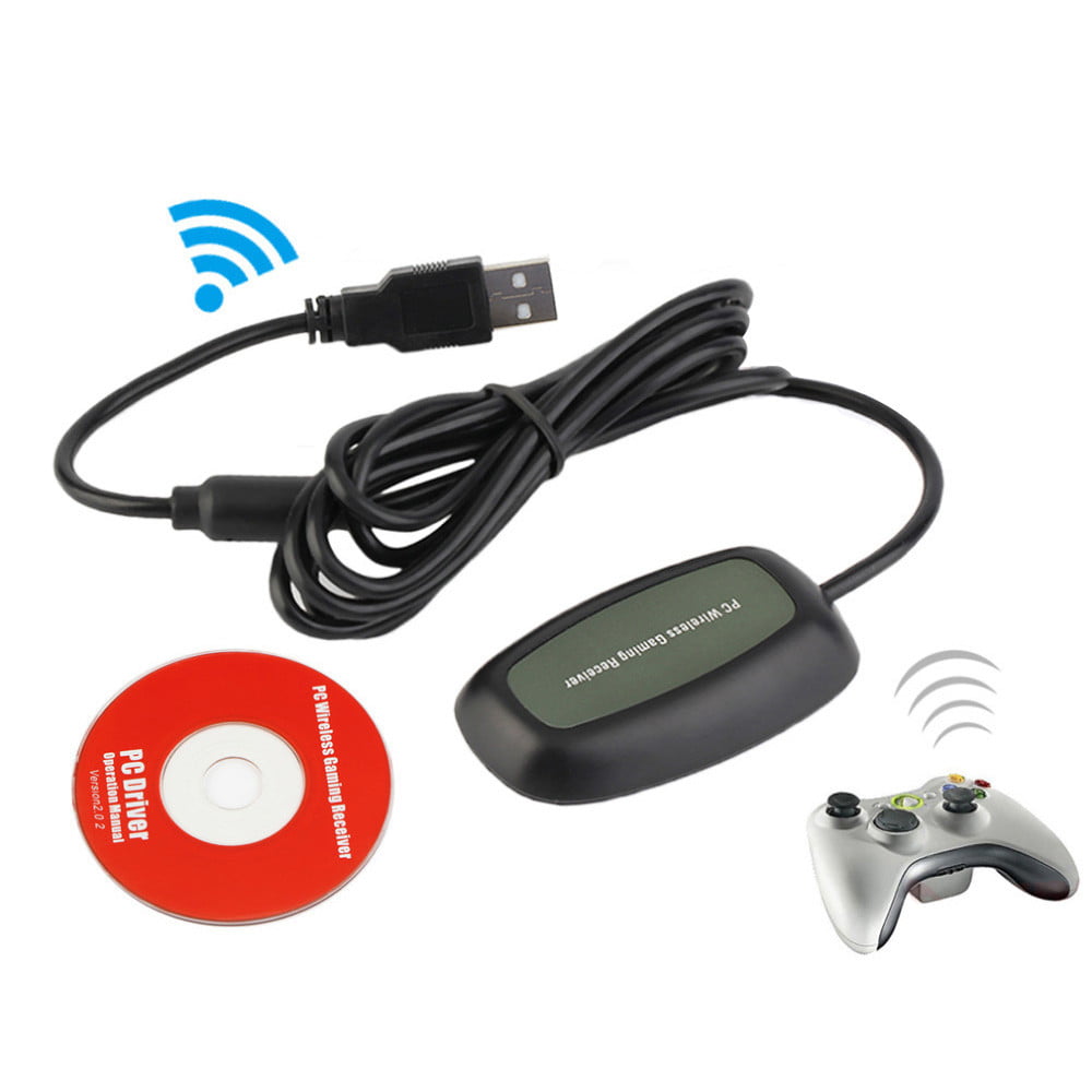 QUMOX Wireless Gaming Receiver Compatible with The Microsoft Xbox  360 for PC Controller Windows : Video Games