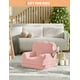 thumbnail image 2 of QinaQin Sofá cama infantil 2 en 1, sillón plegable con tela teddy fleece suave para toddlers, ideal para cuarto de juegos, guardería o como regalo práctico y cómodo, 2 of 6