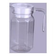 thumbnail image 1 of Juice Jug Plastic Pitcher Beverage Fall-resistant Water Jug Fall-resistant High-temperature Resistant Plastic Pitcher, 1 of 8