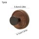 thumbnail image 3 of Gancho de Madera con Ventosa para Colgar Puertas | Soporte de Corona de Ratán para Ventanas de Vidrio Sobre Puertas | Decoración Navideña para Interiores y Exteriores: Navidad, Acción de Gracias, Hal, 3 of 6