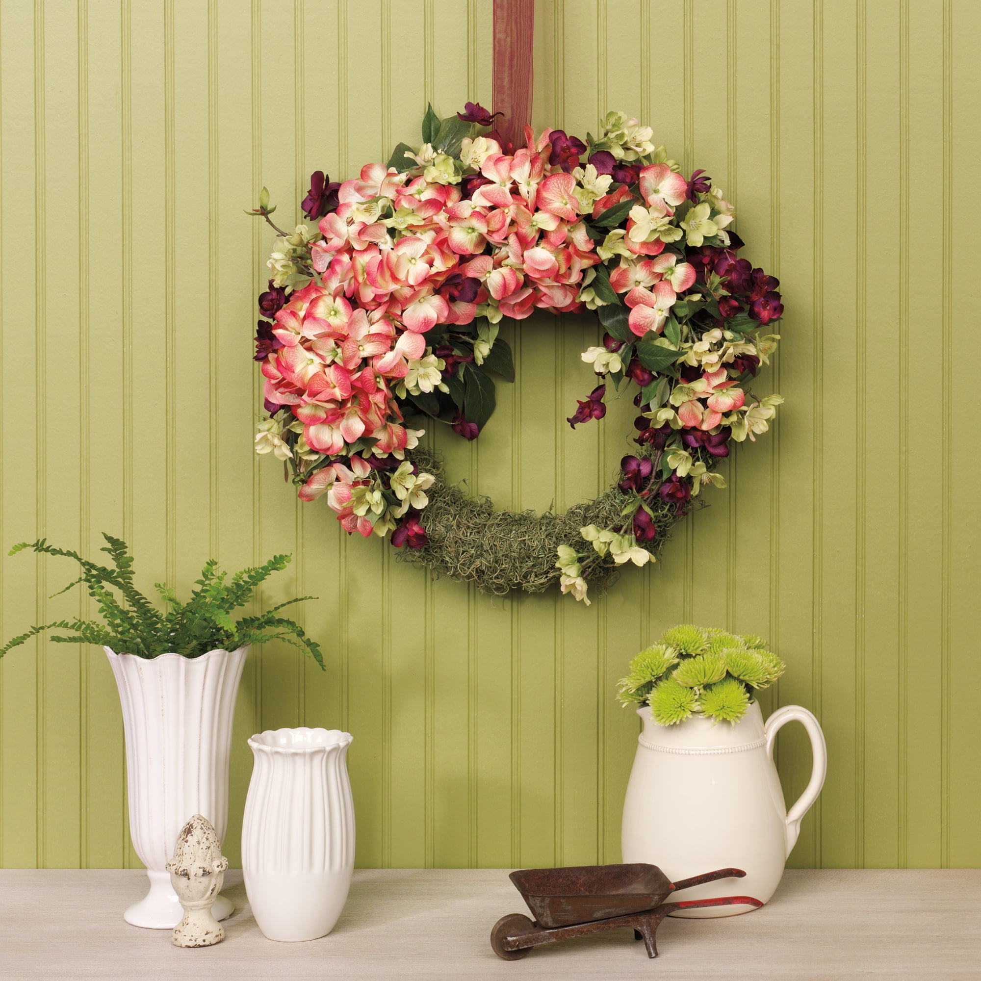 Floracraft FloraFōM Green Extruded Foam Wreath - Floral Foam for DIY Decoration, Weddings, Birthdays, and Parties - Bulk 12 Pack