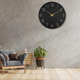 thumbnail image 4 of Home Decor Wooden Silent Tickless Clock 10 Inch Wall Clock, 4 of 5