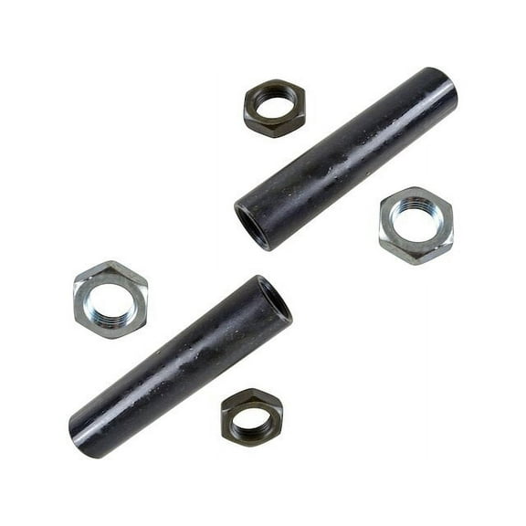 Front Tie Rod End Adjusting Sleeve Set 2 Piece Set - Compatible with 1987 - 1995 Nissan Pathfinder 4WD 1988 1989 1990 1991 1992 1993 1994