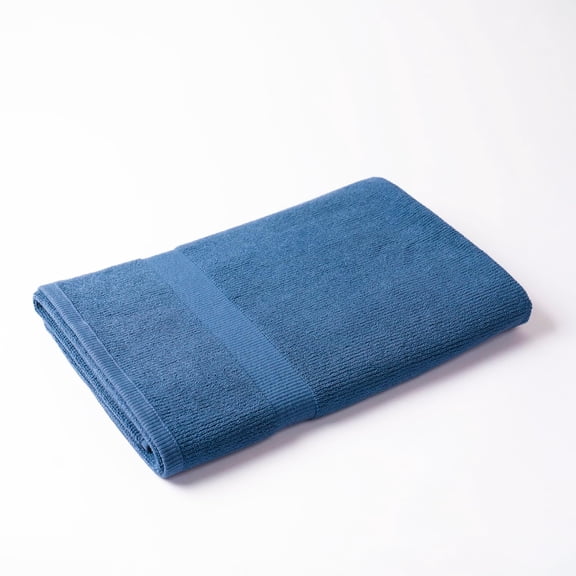 Vilasiya Whisp Premium Bath Towel 550 Gsm | Soft, Lightweight, Quick Dry & Highly Absorbent Home, Travel (Blue)