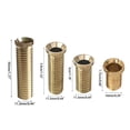 thumbnail image 4 of BIBABLYKE Kitchen Sink Strainer Screw Thicken Copper Strainer Waste Threaded Screw Connector Kitchen Fixture Parts Durable, 4 of 7