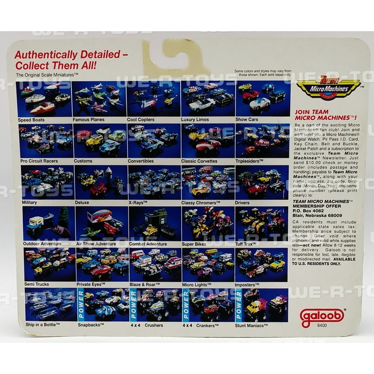 Micro Machines Boat Collection #1 Galoob 1990 #6400 NRFP - Walmart.com