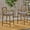Gray, variant on Noble House Perla Outdoor Acacia Wood Barstool (Set of 2) Gray