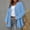 Sky Blue, variant on Women's 2024 Women's Knitted Sweater New Solid Color Cardigan Button Open Long Sleeve Coat Cardigan plus Size Kimono Women Cardigan over Sized Cardigan Sweaters for Women Cardigan for Grandma Long
