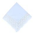 thumbnail image 1 of CTM Joyce Mouchoir en Coton avec Bordure en Crochet, 1 of 2