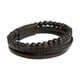 thumbnail image 2 of Pisexur Belleza Maquillaje Pulsera de cuentas de ojo de piedra volcánica natural, pulsera de salud, pulsera moldeadora, pulsera de ágata con cuerda de piel de vacapara mujeres y hombres, 2 of 7