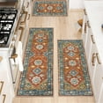 thumbnail image 5 of Boho Kitchen Rug Sets 3 Pieces, Washable Kitchen Mats for Floor, Non Slip Soft Kitchen Area Rug Floor Mat for Kitchen, Laundry Room and Hallway, 5 of 13