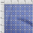 thumbnail image 2 of oneOone Polyester Lycra Blue Fabric Mosaic Diy Clothing Quilting Fabric Print Fabric By Yard 56 Inch Wide, 2 of 6