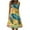 Yellow, variant on Giftesty Summer Dresses for Women Womens Fashion Holiday Summer Casual Printing Sleeveless Party Beach Loose Dress