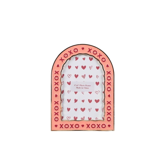 4x6 XOXO Valentine Zinc Alloy Frame