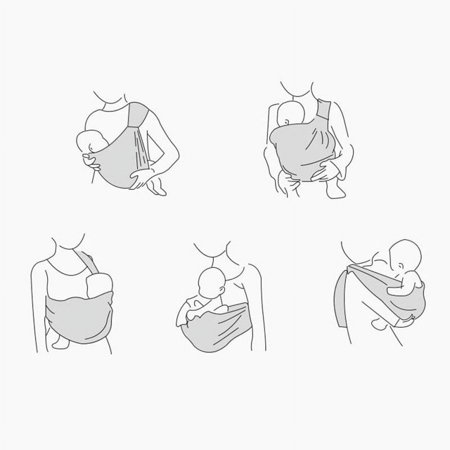 Portabebés, portabebés de algodón urdimbre, portabebés, portabebés, portabebés, portabebés, diseño de última generación