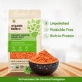 thumbnail image 5 of Organic Tattva Dry Split Red Lentils 4LB, Unpolished Masoor Dal, Vegan, Kosher, No Additives, Gluten Free, USDA Certified, 5 of 9