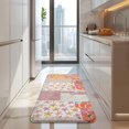 thumbnail image 4 of Pioneer Flower Floral Print Pattern Kitchen Rug Mat,Kitchen Runner Rugs Non Skid Washable,Decorative Kitchen Floor Mats for Kitchen,Sink,Laundry,17"x47.2", 4 of 7