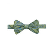 Countess Mara Mens Claremont Paisley Self-tied Bow Tie, Green, One Size
