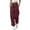 Wine Red, variant on Clearance 2024!Women's Casual Pants Women's Bottom Sweatpants No Drawstring Joggers Pants Workout High Waisted Yoga Pants With Pockets