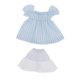 thumbnail image 3 of Adorable ropa de muñeca , lindo con ropa interior blanca, accesorios de moda, para Obitsu11 OB11 para Mini 1/12 Raya azul CUTICAT  Conjuntos de vestido de muñeca, 3 of 5