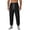 Black, variant on Men's Sweatpants Elastic Waist Quick Dry Workout Pants Drawstring Athletic Casual Joggers with Pockets