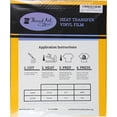 thumbnail image 3 of Threadart Yellow 10" x 12" Heat Transfer Vinyl Precut Sheets | Solid Colors | 15 Sheets | Compatible with Cricut Silhouette and Cameo |&nbsp;HTV, 3 of 8