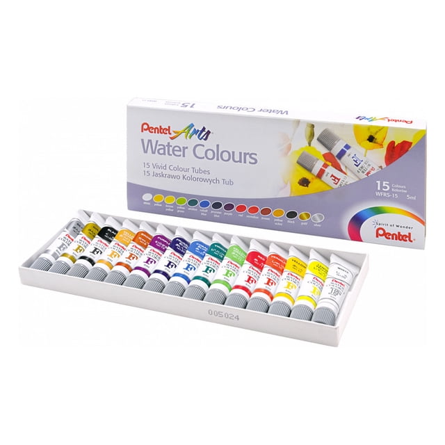 Acuarelas Pentel Arts Water Colours 5 ml 15 Piezas.