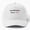White, variant on Days With No Dad Jokes Zero Baseball Hat, Father Wordplay Counter Graphic Design, Classic Cap