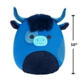 thumbnail image 2 of Squishmallows Official 10 inch Osgood the Dark Blue Highland Cow - Child's Ultra Soft Stuffed Plush Toy, 2 of 7