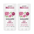 thumbnail image 1 of Desodorante Schmidt's Rose & Vanilla, 75 ml, protección 24 horas, paquete de 2, 1 of 6