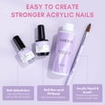 thumbnail image 4 of Saviland Acrylic Liquid Kit – 120ML Acrylic Nail Liquid with Nail Dehydrator and Non-acid PH Bond Acrylic Nail Brush Gel Nail Kit for Acrylic Nail Extension Manicure, 4 of 8