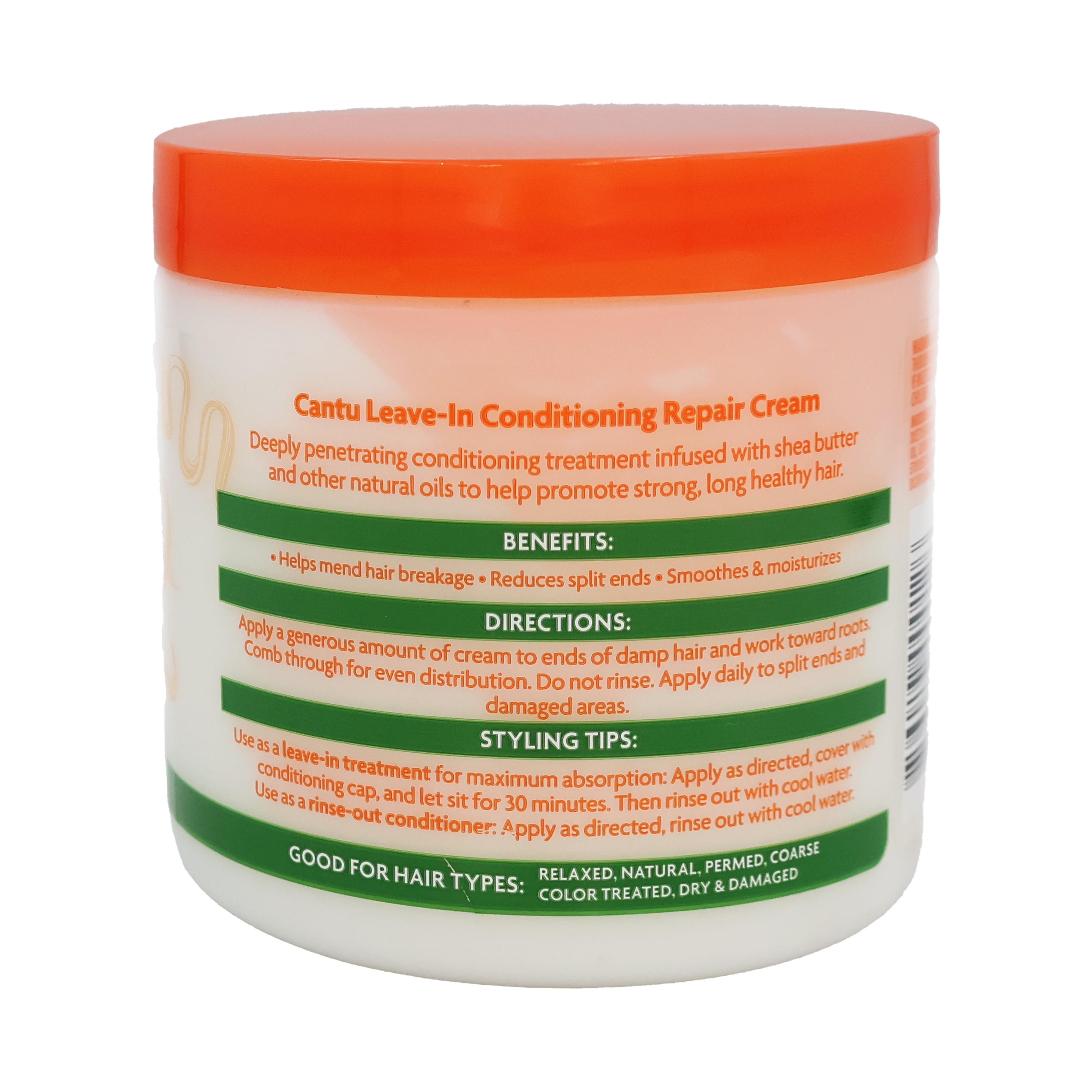 Cantu Shea Butter Leave In Conditioning Repair Cream, 16 Oz., Pack of 2
