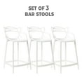 thumbnail image 1 of Heavenly Collection Plastic Counter Stool SET OF 3, 1 of 9