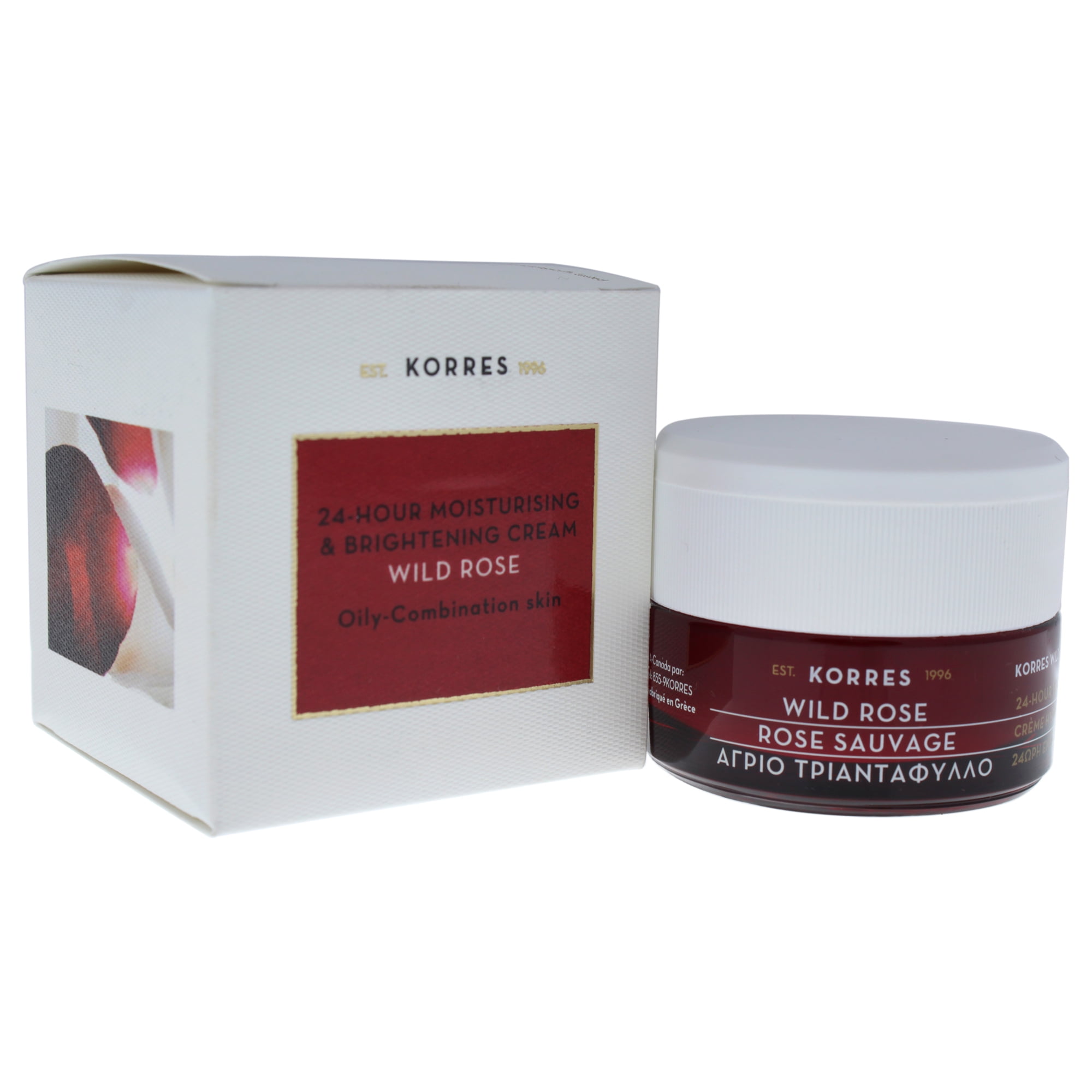 Korres Wild Rose 24Hour Moisturising & Brightening Face Cream by