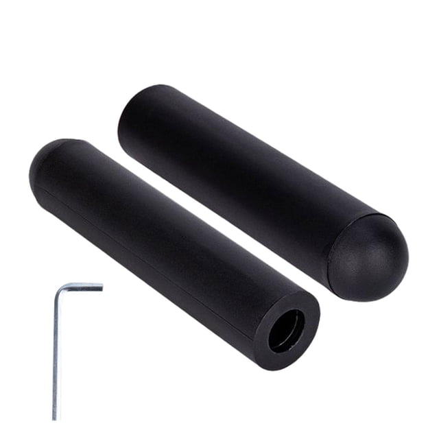Soidarity 2 Pieces Barbell Bar Adapter Sleeve L with Shaped Wrench for Weightlifting Gimnasios en casa TYPE1 cabeza de bola de 48 mm x 200 mm