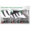 thumbnail image 5 of 17 Steel Teeth Metal Head Rake Soil Scarifier with Stainless Steel Handle for Collecting Leaves and Leveling Your Lawn, 5 of 5