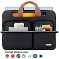 thumbnail image 3 of Funda hombro laptop Lacdo 14" con protección 360° para HP Chromebook 14, Acer Chromebook 14, ASUS ZenBook 14, Inspiron 14, color negro, 3 of 3