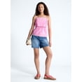 thumbnail image 3 of Free Assembly Women's Embroidered Cotton Tank Top with Peplum Hem, Sizes XS-XXL, 3 of 6