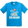 thumbnail image 3 of Inktastic Colorado Mountains and Clouds Youth T-Shirt, 3 of 5