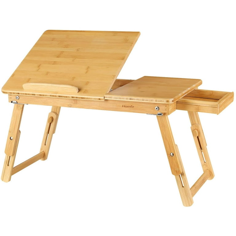 Homfa bamboo laptop desk deals