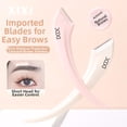 thumbnail image 4 of AiFlin Crescent Eyebrow Women's Eyebrow Razor Set White 2 Count, 4 of 10