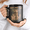 11 oz Black Mug, variant on Lotusprinthandmade Personalized Kids' Name Papa Wolf Ceramic Mug (11oz)