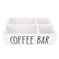 thumbnail image 2 of Coffee Station Organizer with Divider Coffee Station Organizer for Countertop, Coffee Bar Accessories Storage Box Tea Bags Coffee Pods Holder for Countertop Kitchen, 2 of 7