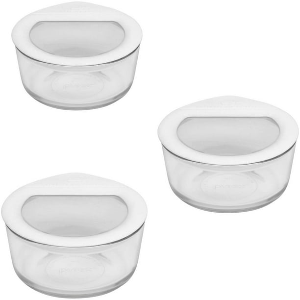 pyrex square glass food storage containers