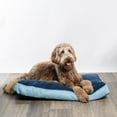 thumbnail image 3 of Modern ThreadsOrthopedic Memory Foam Soft Plush Pillow Bed, Linen Blue, 3 of 3